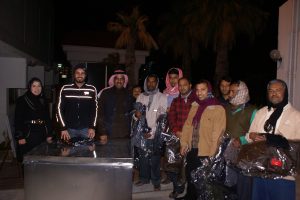 جمعية المهندسين تختتم حملة توزيع الملابس على عمال الشوارع