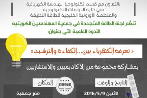 ندوة تعرفة الكهرباء بين الكفاءة والترشيد