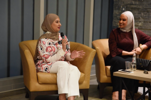 محاضرة الأستاذة أسماء العوضي ملتقي شغف بعنوان إصنع تألقك في القيادة