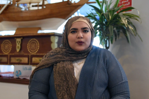 كلمة الطالبة شموخ الفيلجاوي بمؤتمر المرأة الكويتية في عيون عالمية