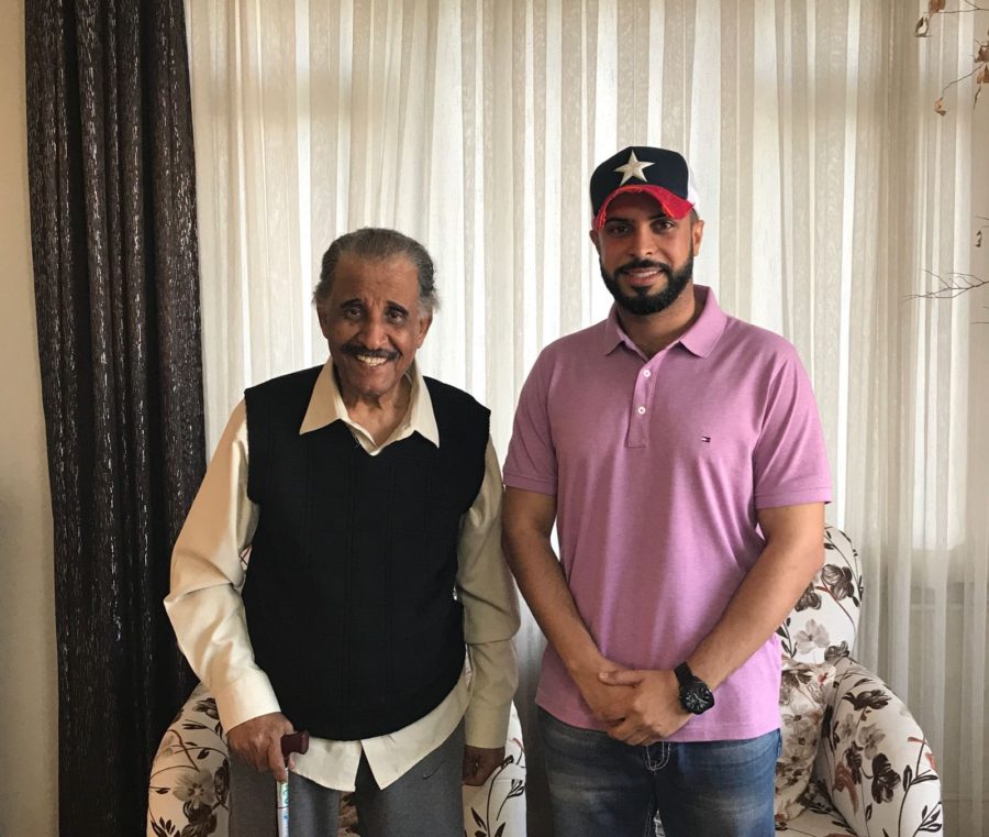 قام رئيس لجنة العلاقات العامة م. محمد العوض بزيارة الفنان القدير محمد جابر