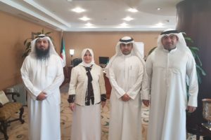 الصبيح التقت رئيس الجمعية وبحثت الاسراع بالربط الآلي لحماية المهنة