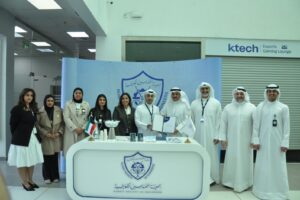 مشاركة مميزة للجمعية في معرض الفرص الوظيفية بكلية الكويت التقنية